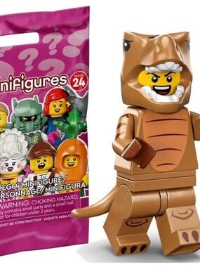 LEGO Minifigures Series 24 T‑Rex Costume Fan 71037 NEW Complete